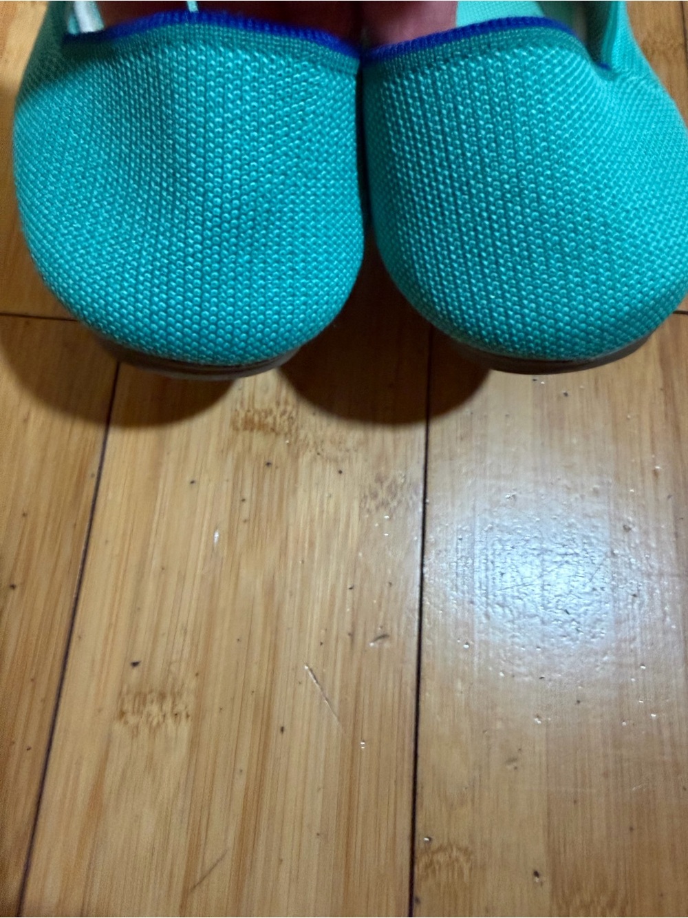Rothy’s RETIRED COLOR Calypso Teal Ballet Flat Size 11 - Picture 4 of 16